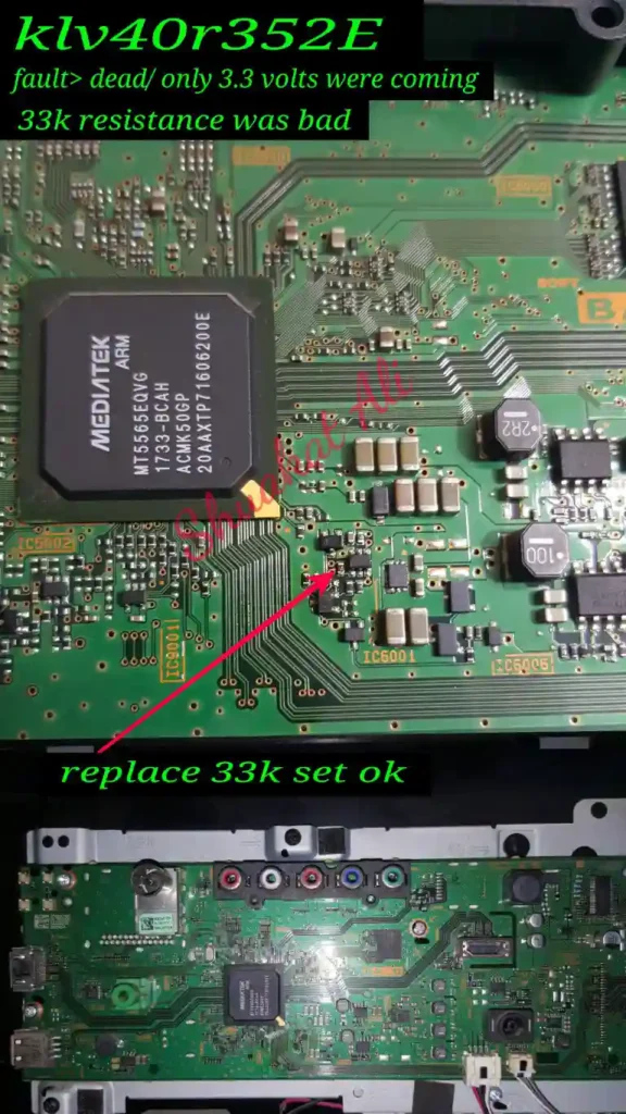 klv-40r352e dead