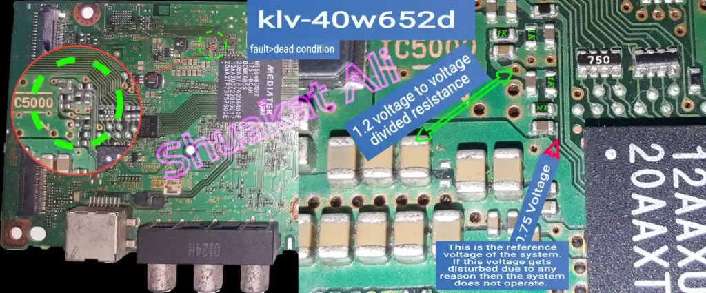 Sony klv-50w652d dead condition
