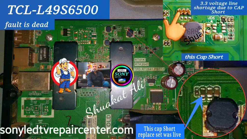Tcl L49S6500 dead fault