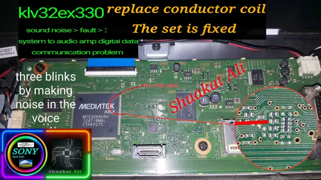 Fix-it-KLV32EX330-Audio-Issue