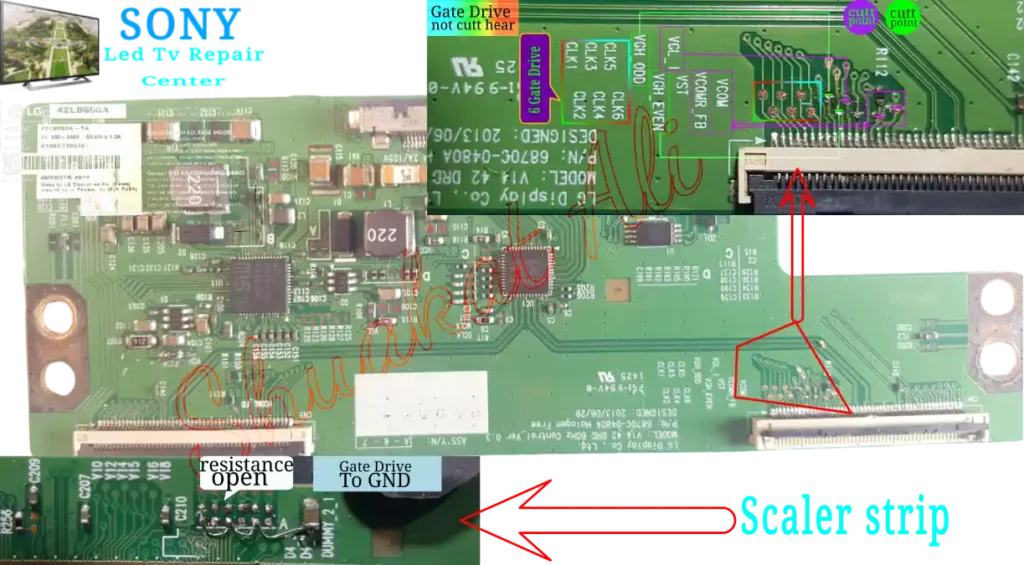 Fixit LG 42LB550A panel issue