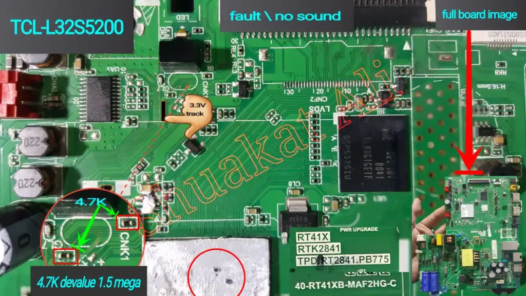 TCL-L32S5200 No Sound