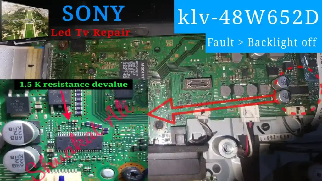 Klv-48W652D Backlight issue