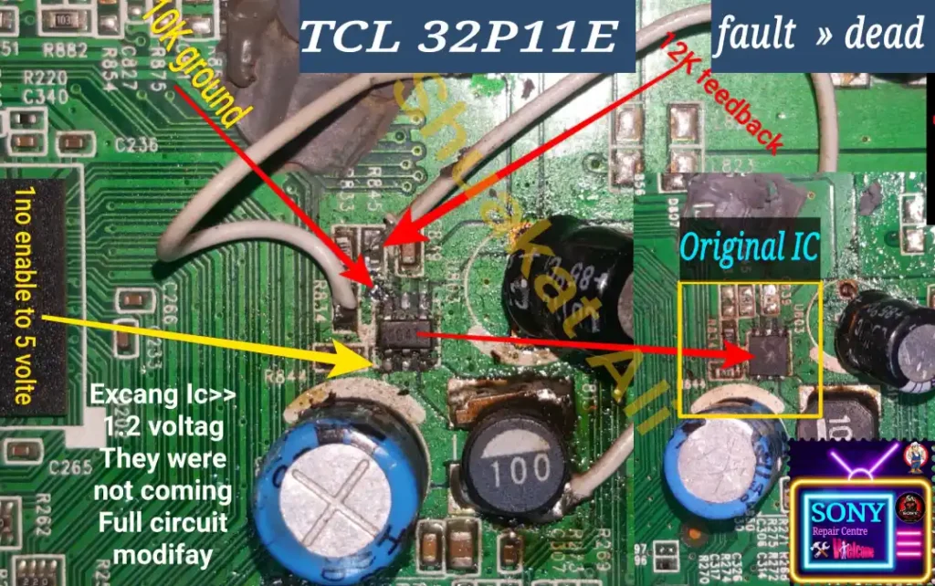 Tcl 32p11E dead solution